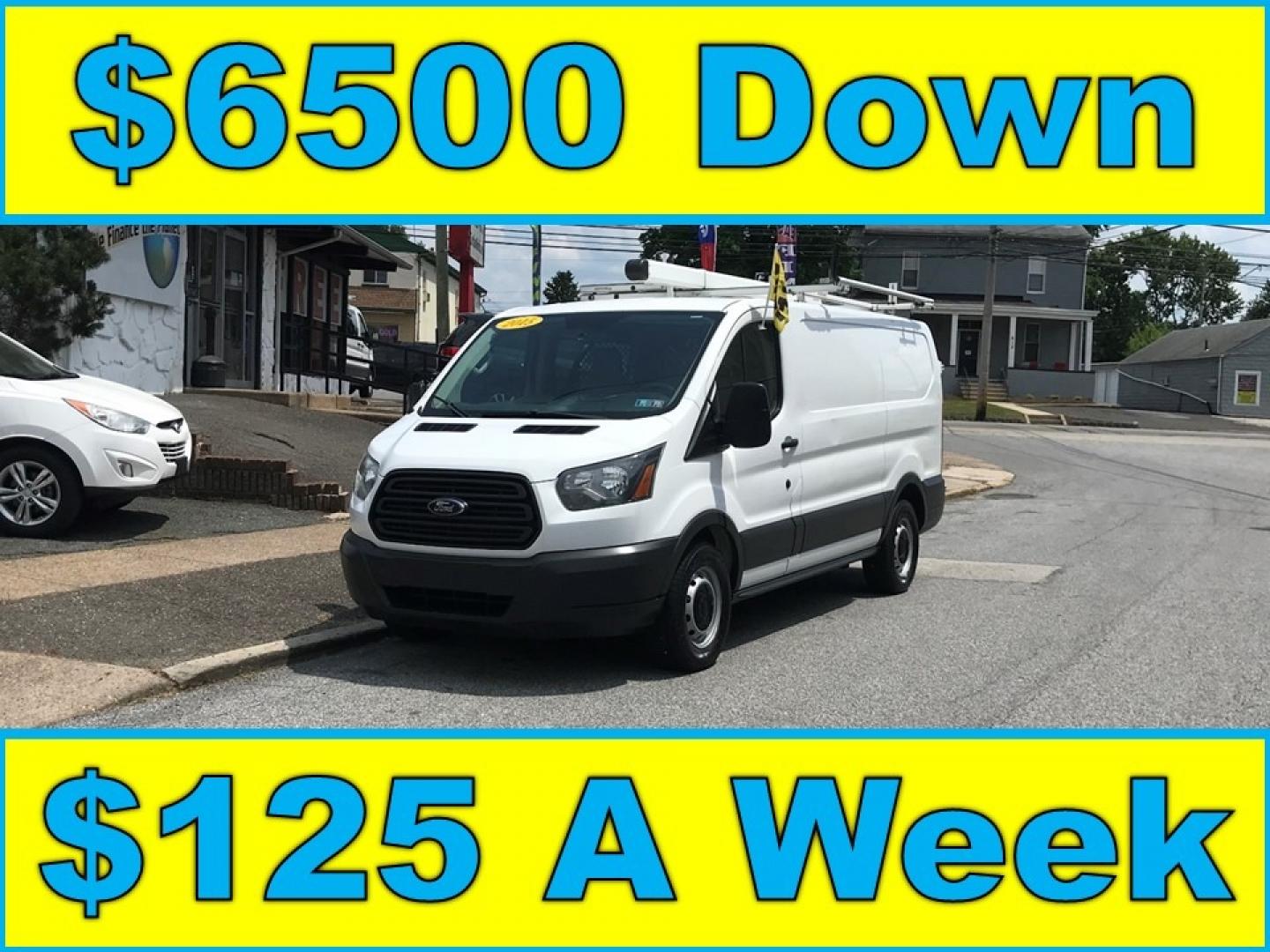 2015 White /Gray Ford Transit 150 (1FTNE1YM1FK) with an 3.7 V6 engine, Automatic transmission, located at 577 Chester Pike, Prospect Park, PA, 19076, (610) 237-1015, 39.886154, -75.302338 - Photo#0